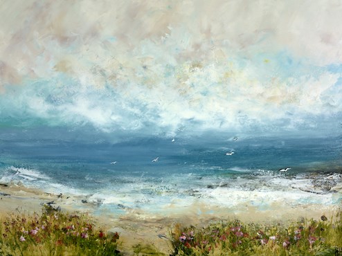 Last Days of Summer by Hudson Parkin - Original Painting on Box Canvas